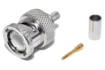 BNC-LIITIN UROS PURISTETTAVA 75/Ø3,8mm KAAPELILLE BNC-LIITIN UROS PURISTETTAVA 75/Ø3,8mm KAAPELILLE