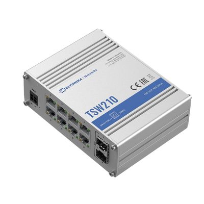 Teltonika TSW210 2xSFP+8x1GB(Poe) ETHERNET KYTKIN