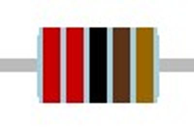 METALLIKALVOVASTUS 0,4W: 2,2kohm METALLIKALVOVASTUS 0,4W: 2,2kohm