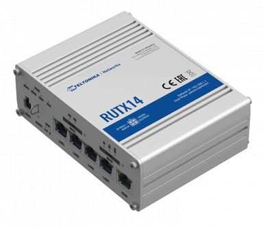 Teltonika RUTX14 4G/LTE-A 5xCAT6/WiFi/BT DUAL-SIM REITITIN