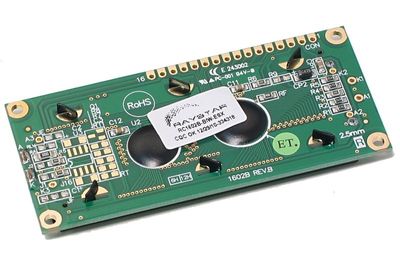 LCD-NÄYTTÖ 2x16 SINIVALKOINEN LED-TAUSTAVALOLLA