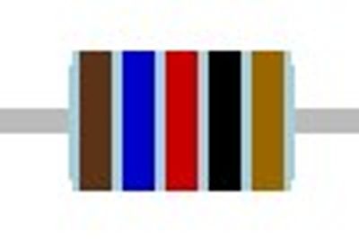 METALLIKALVOVASTUS 0,6W: 162ohm