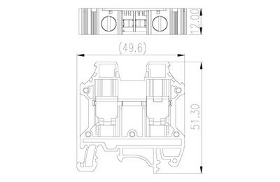 Dinkle DK16N-PE, GTB C2, screw, 1.5-16mm2, GY