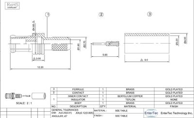 MCX Uros RG-174/316 kaapeliin