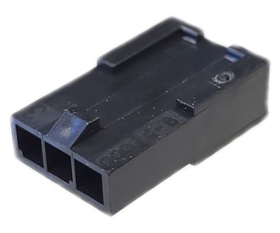 3,0mm 1x3napainen uros liitinrunko johtoon ilman kiinnityskorvakkeita UL 94V-0 3,0mm 1x3napainen uros liitinrunko johtoon ilman kiinnityskorvakkeita UL 94V-0