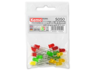 LED-PUSSI PUN/VIH/KEL n.18kpl