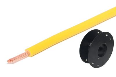 ASENNUSJOHTO 0,75mm2 KELTAINEN 100m kela