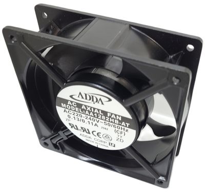 TUULETIN 230VAC 120x38 KUULALAAKEROITU