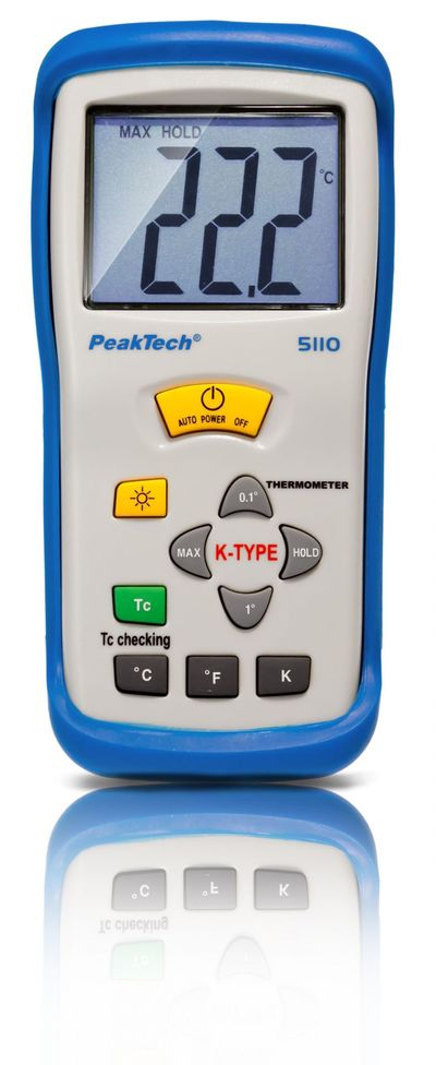 PeakTech 5110 K-TYYPIN LÄMPÖMITTARI -50-+1300C