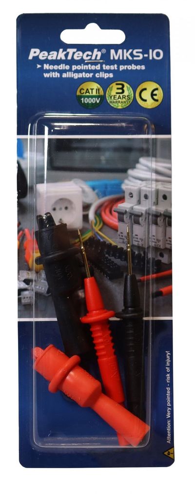 PeakTech 1mm MITTAPÄÄT HAUENLEUOILLA