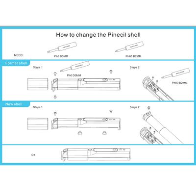 PINECIL JUOTTIMEN VAIHTOKOTELO MUSTA