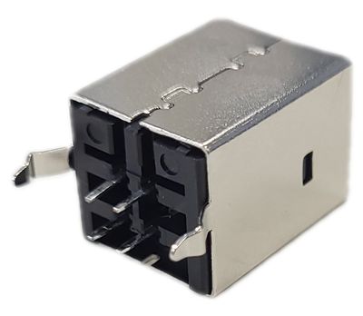 USB-B pysty naaras piirilevylle