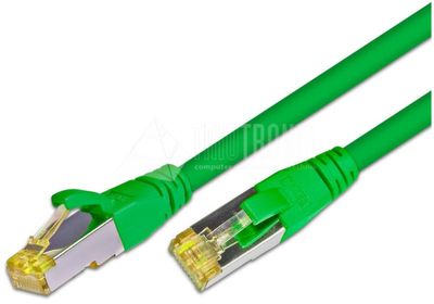 CAT6A VERKKOKAAPELI SUOJATTU S/FTP 2m vihreä CAT6A VERKKOKAAPELI SUOJATTU S/FTP 2m vihreä