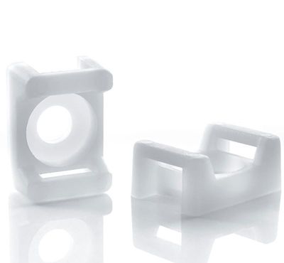 NIPPUSIDEKIINNIKE 4,8mm 14,9x9,5mm Ø3,7mm VALKOINEN 100kpl