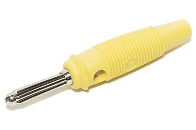 4mm BANAANILIITIN KELTAINEN 4mm BANAANILIITIN KELTAINEN