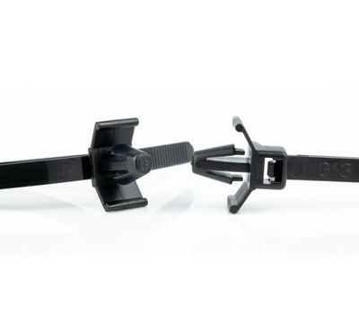 NIPPUSIDE PAINETTAVA 130x4,8mm MUSTA 100kpl