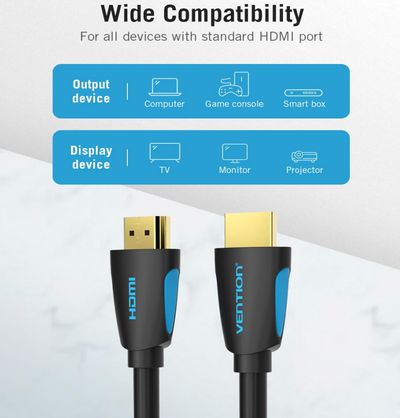 Vention HDMI-KAAPELI 1,5m
