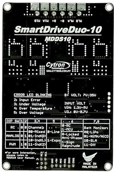 Cytron DC MOOTTORIOHJAIN 10A 7-35V 2CH