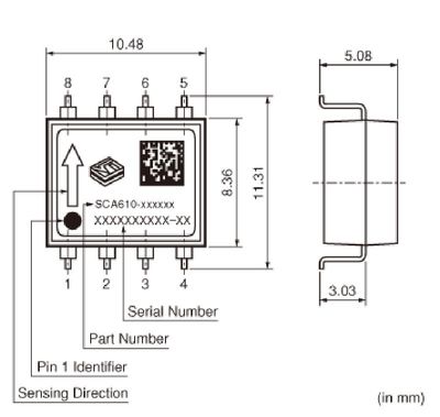 SCA620-EF1V1B SINGLE AXIS ACCELEROMETER WITH ANALOG INTERFACE SCA620-EF1V1B SINGLE AXIS ACCELEROMETER WITH ANALOG INTERFACE