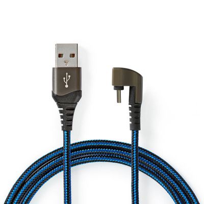 USB-2.0 KAAPELI A/C 180 asteen liittimellä 2m
