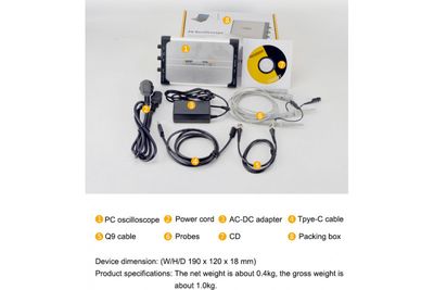 Owon VDS6102A PC-SKOOPPI 100MHZ 14-BIT 2CH