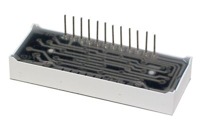 PUNAINEN 4x 7-SEGMENTTINÄYTTÖ 50x19mm YHTEISANODI