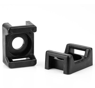 NIPPUSIDEKIINNIKE 7,6mm 21,9x15,9mm Ø6,4mm MUSTA 100kpl