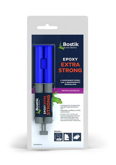 Bostik Extra Strong 24ml epoksiliima Bostik Extra Strong 24ml epoksiliima