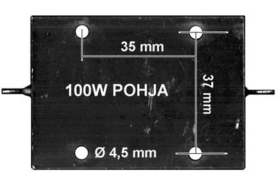 TEHOVASTUS 100W: 1,0ohm