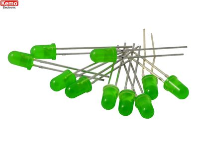 LED-PUSSI 5mm VIHREÄ n.10kpl