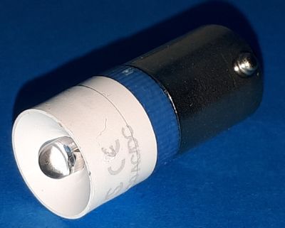 LED-LAMPPU BA9S 230VAC SININEN