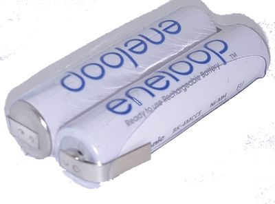 2XAAA ENELOOP KENNOPAKETTI 2,4V 800mAh