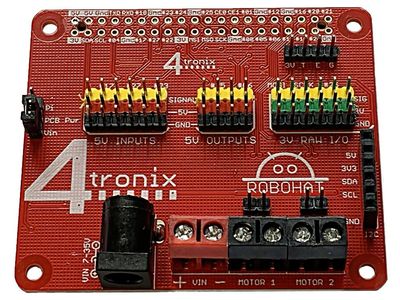 4tronix RoboHAT2 RASPBERRY PI MOOTTORIOHJAIN