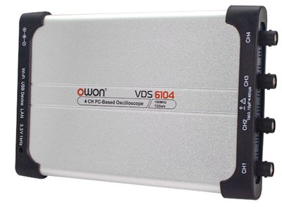 Owon VDS6104 PC-SKOOPPI 100MHZ 8-BIT 4CH