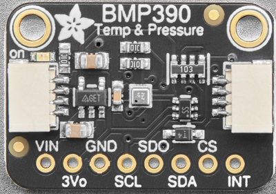 ADAFRUIT BMP390 - Tarkkuusbarometri ja korkeusmittari ADAFRUIT BMP390 - Tarkkuusbarometri ja korkeusmittari