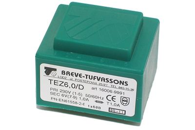 PIIRIKORTTIMUUNTAJA 6,0VA 1x 6V