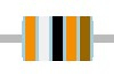 METALLIKALVOVASTUS 0,6W: 390kohm