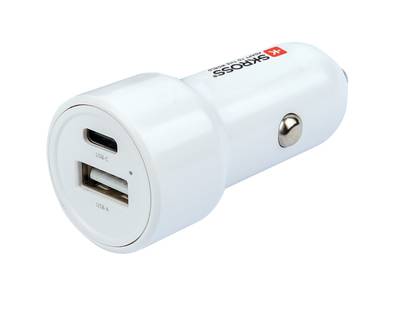 SKROSS Dual Car Charger 65W PD – USB-C + USB-A autolaturi