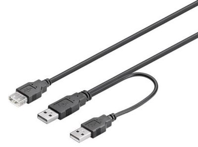 USB 2.0 LISÄVIRTAJOHTO