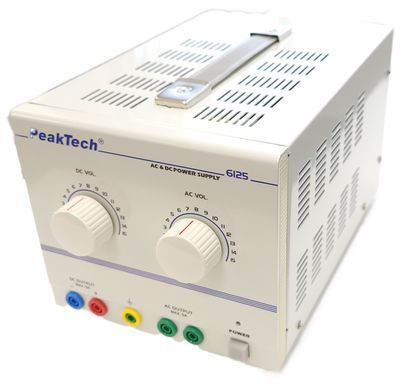 PeakTech 6125 AC/DC LABRA TEHOLÄHDE 1-15V/5A