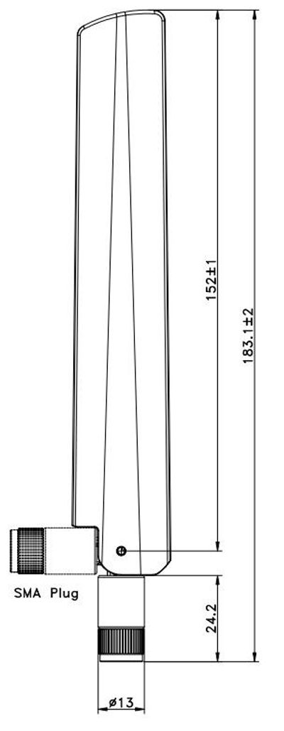 LTE 4G/5G WiFi6e-ANTENNI SMA-LIITTIMELLÄ