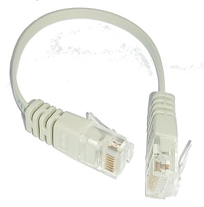 CAT6 LITTEÄ VERKKOKAAPELI U/UTP 0,15m harmaa