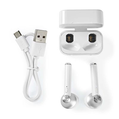 Bluetooth nappikuulokkeet, valkoinen