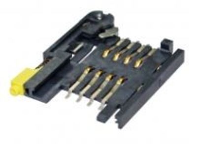 SIM Card Socket Bar push, 8pin, with switch SIM Card Socket Bar push, 8pin, with switch