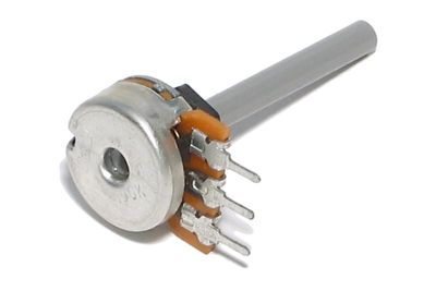 POTENTIOMETRI MONO 4mm AKSELI LOG 22kohm POTENTIOMETRI MONO 4mm AKSELI LOG 22kohm
