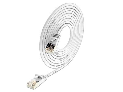CAT6 OHUT VERKKOKAAPELI U/FTP 1,5m valkoinen