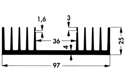 ALUMIINIPROFIILI 97x100x25mm