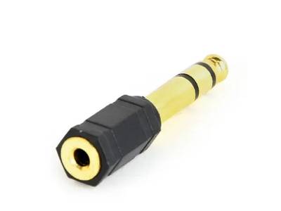ADAPTERI JAKKI STEREO 3,5mm / PLUGI STEREO 6,3mm