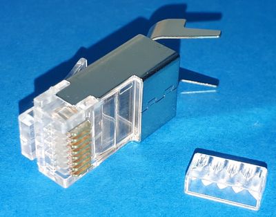 RJ45-PURISTUSLIITIN CAT7 FTP