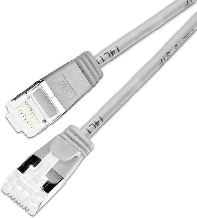 CAT6A 10G OHUT VERKKOKAAPELI U/FTP 2,0m harmaa